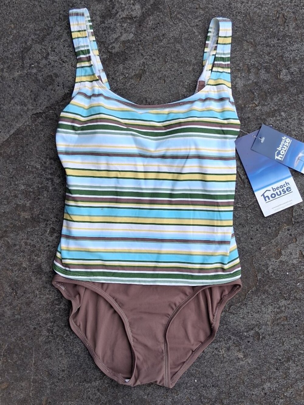 Beach House Tankini Swimsuit Size 8  NEW